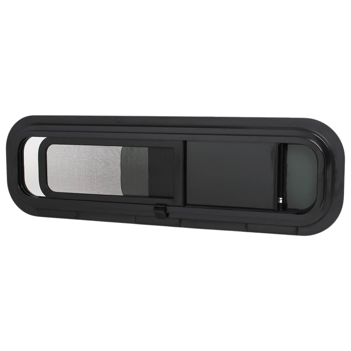 Sprinter side pod sliding windows