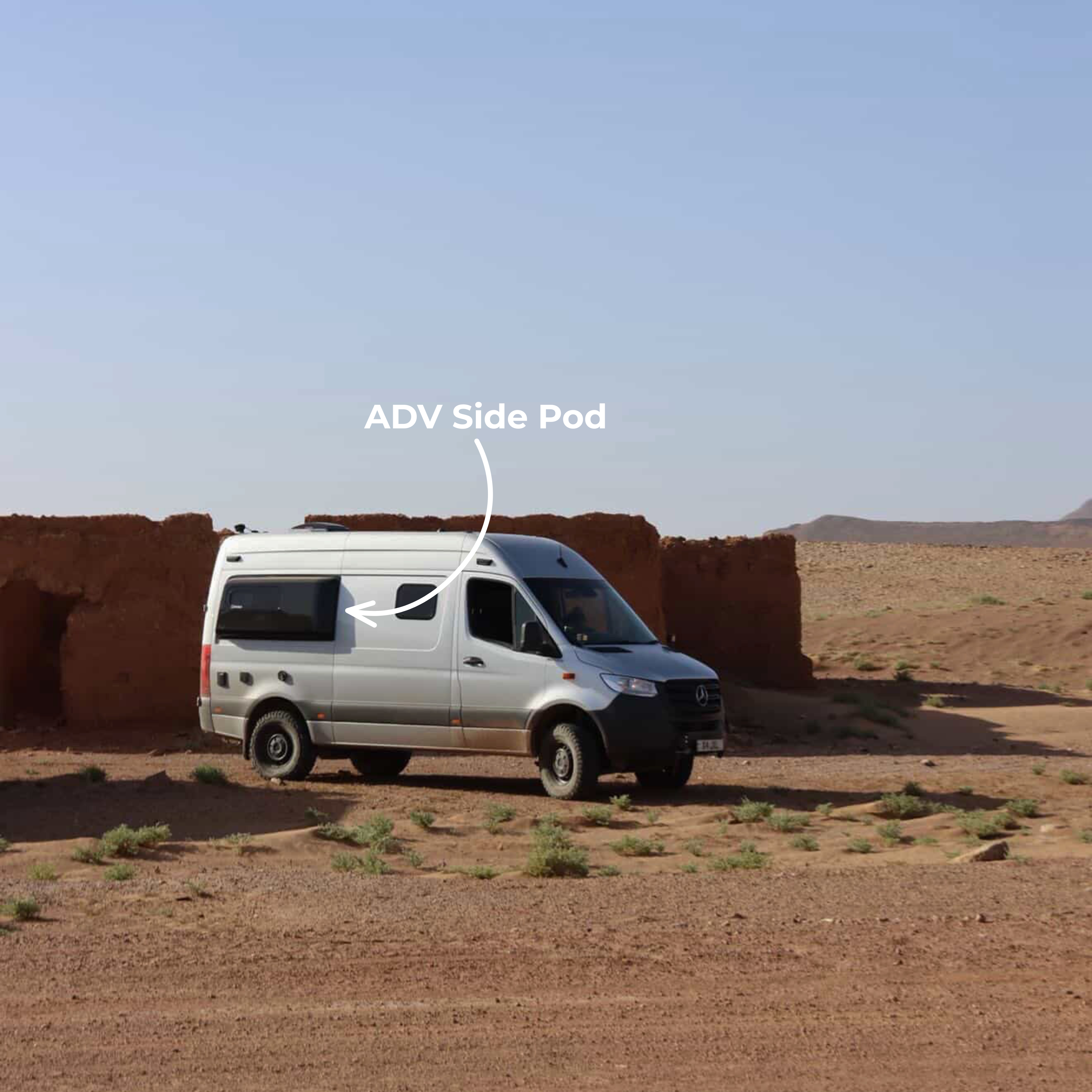 ADV Mercedes Sprinter MWB Side pods