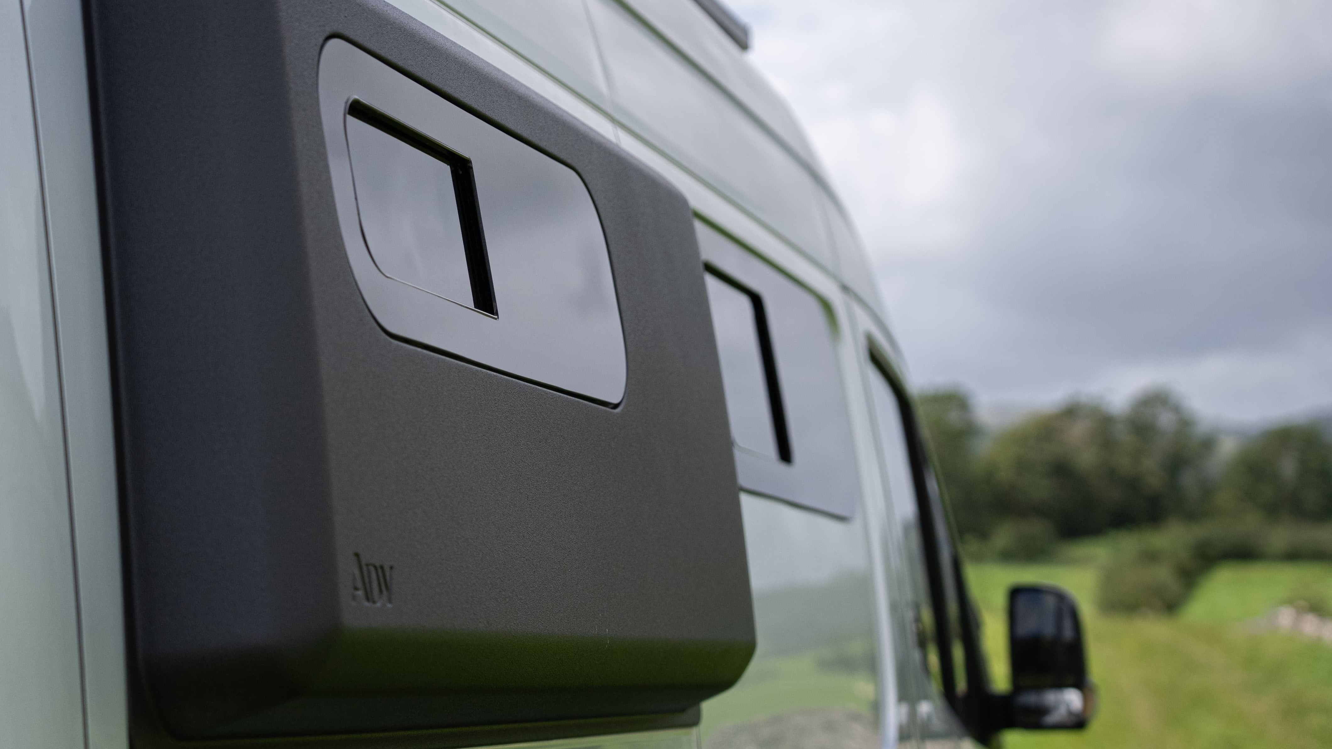 MWB Sprinter pod RHS Rear view - Raptor 