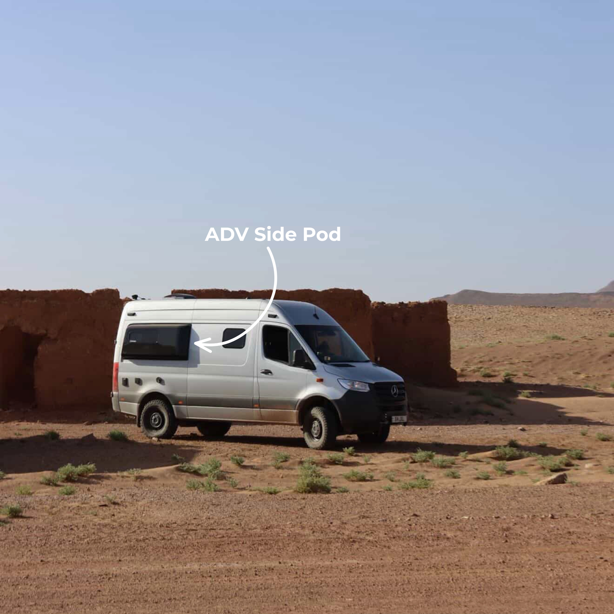 ADV Mercedes Sprinter MWB Side pods